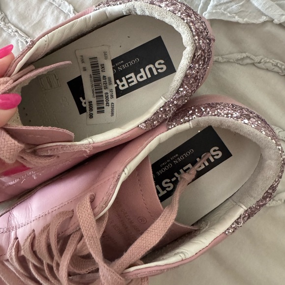 Golden Goose Pink Glitter superstar sneakers - Picture 3 of 8